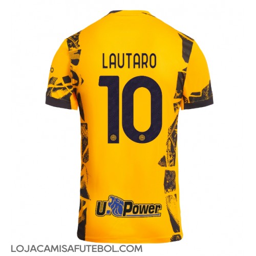 Camisa de Futebol Inter Milan Lautaro Martinez #10 Equipamento Alternativo 2024-25 Manga Curta